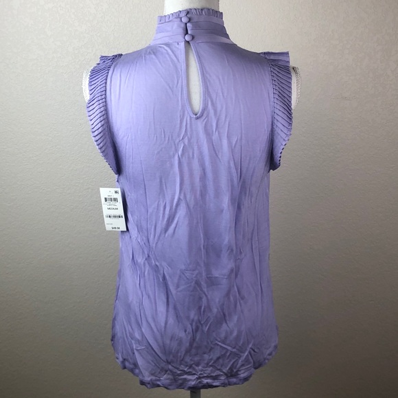 INC Pleated Knit Sleeveless Top - Picture 4 of 8